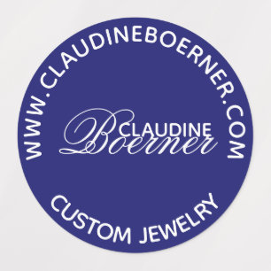 Etiqueta de Círculo à Prova de Água do Artista 