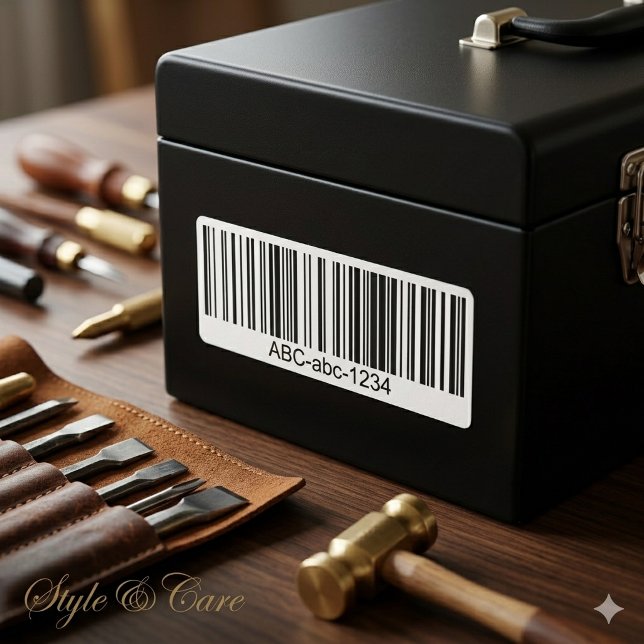 Etiqueta de Código de Barras Personalizada Imperme (Waterproof Custom Barcode Label for Any Surfaces)