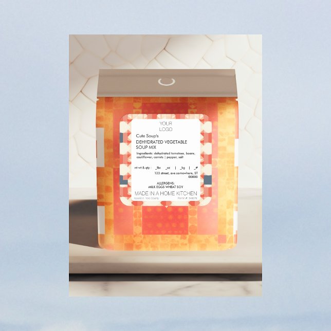 Etiqueta de Comida de algodão (Criador carregado)