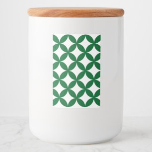 Etiqueta de Comida de Remessa Verde 2x3