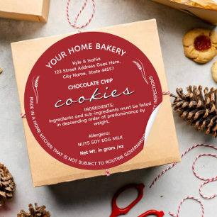 Etiqueta de comida do AlabamaBakery Packaging