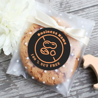 Etiqueta de Comida personalizada sem Loucos e sem