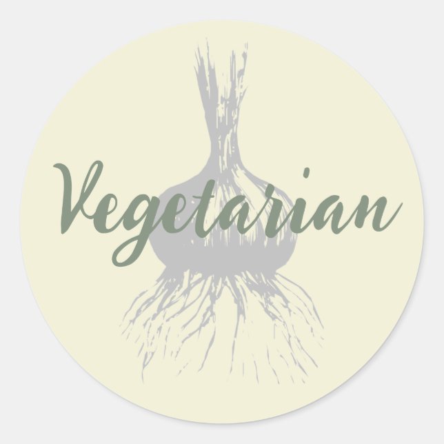 Etiqueta de Comida vegetal (Frente)