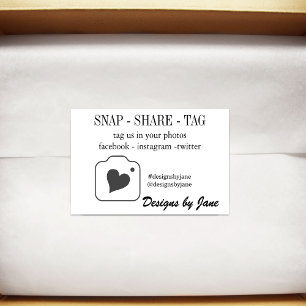 Etiqueta de Compartilhamento Snap para pequenas em