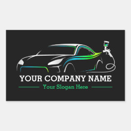 Etiqueta de Compro Automotivo de Pintura Automátic