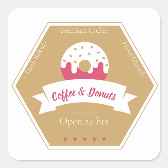 Etiqueta de Compro de rosquinha (Frente)