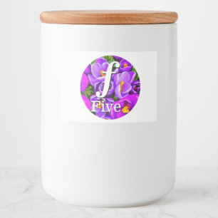 Etiqueta de Contêiner de Comida Personalizada