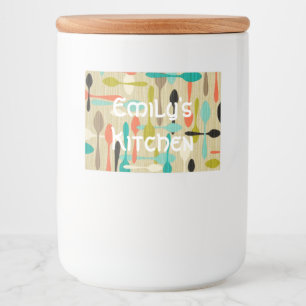 Etiqueta de Contêiner de Comida Personalizada