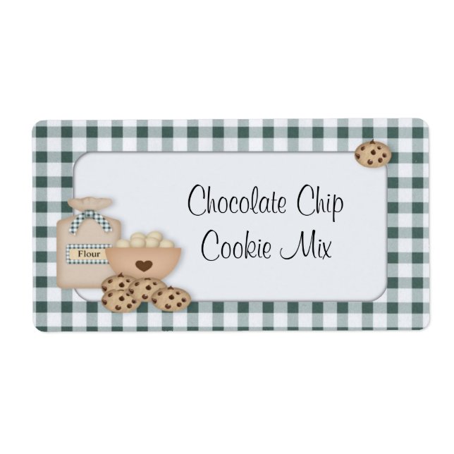 Etiqueta de Cookie Chip Chip Chocoloate (Frente)