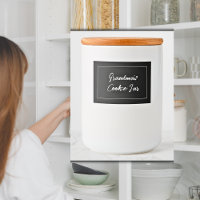 Etiqueta de cookie personalizada, Jar de cozinheir