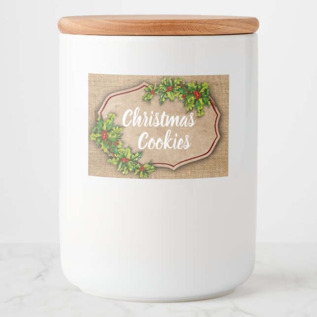 Etiqueta de Cookies de Natal e Outras Goodies (Frente)