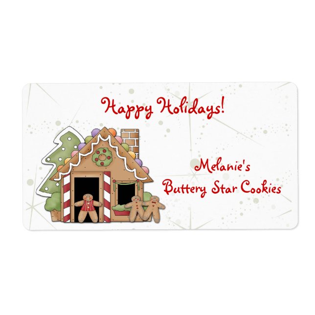 Etiqueta de Cookies Gingercake (Frente)