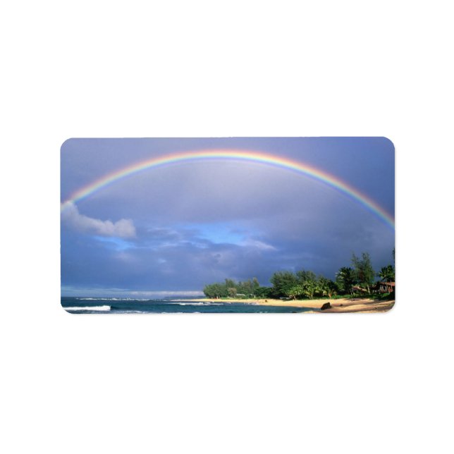 Etiqueta de correspondência Perfect Beach Rainbow (Frente)