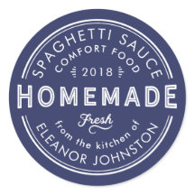 Etiqueta de cozinha de molho/jelly/molho caseiro