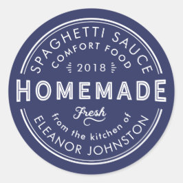 Etiqueta de cozinha de molho/jelly/molho caseiro
