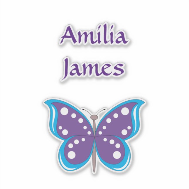 Etiqueta de Crianças Divertidas Personalizadas (Frente)