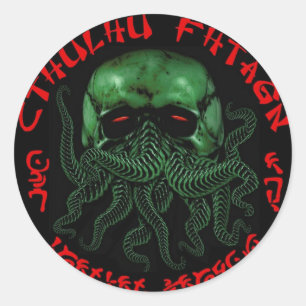 Etiqueta de Cthulhu Fhtagn
