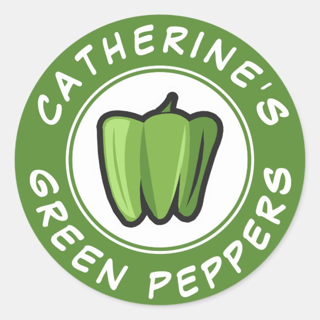 Etiqueta de Culturas do Jardim de Colheita (Frente)