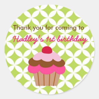 Etiqueta de Cupcake brilhante
