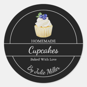 Etiqueta de Cupcakes simples caseiros