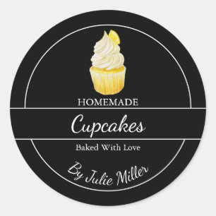 Etiqueta de Cupcakes simples caseiros