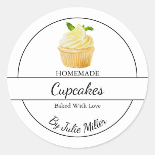 Etiqueta de Cupcakes simples caseiros