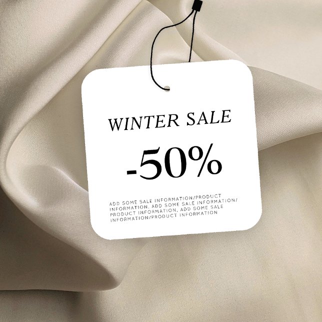 Etiqueta de Desconto de Travamento de Vestuário de (Criador carregado)