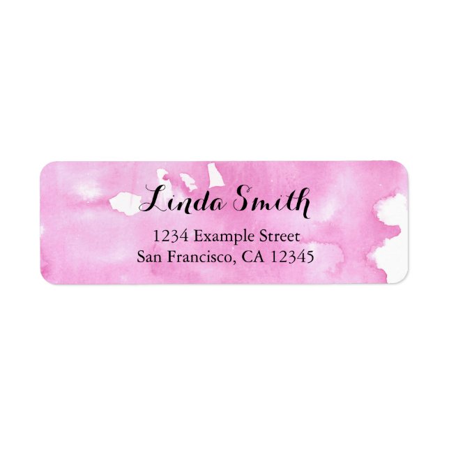 Etiqueta de Devolução de Cores Aquáticas (Frente)