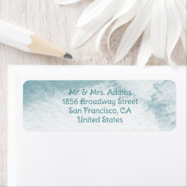 Etiqueta de Devolução Pré-endereçada com Abstrato