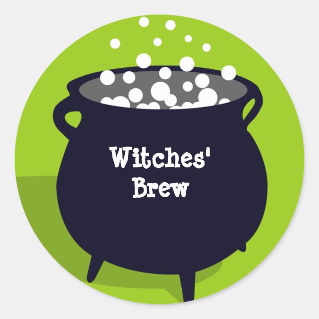 Etiqueta de Dia das Bruxas verde-fantasma (Frente)