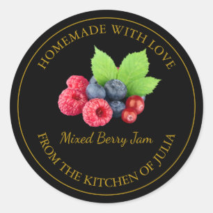 Etiqueta de Emperramento de Berry Misto Homemade