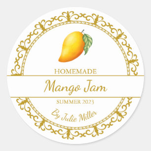 Etiqueta de Emperramento de Mango Homemade Dourada