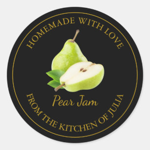 Etiqueta de Emperramento de Pear Homemade Preto