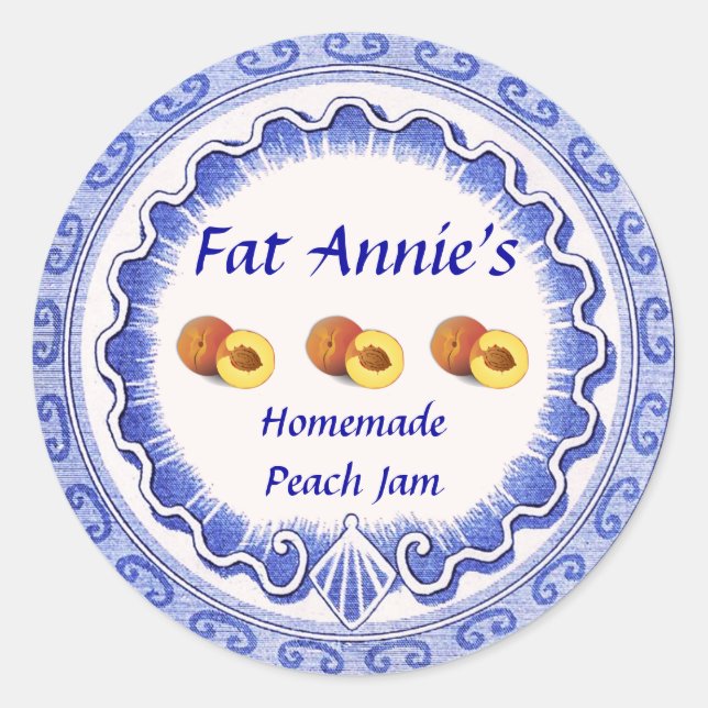 Etiqueta de Emperramento de Pêssego (Frente)