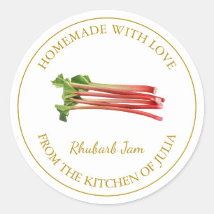 Etiqueta de emperramento de Rhubarb doméstico Dour