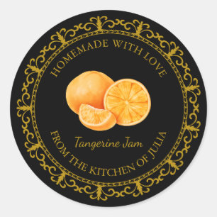 Etiqueta de Emperramento de Tangerina de Vintage H