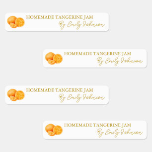 Etiqueta de Emperramento de Tangerine Homemade