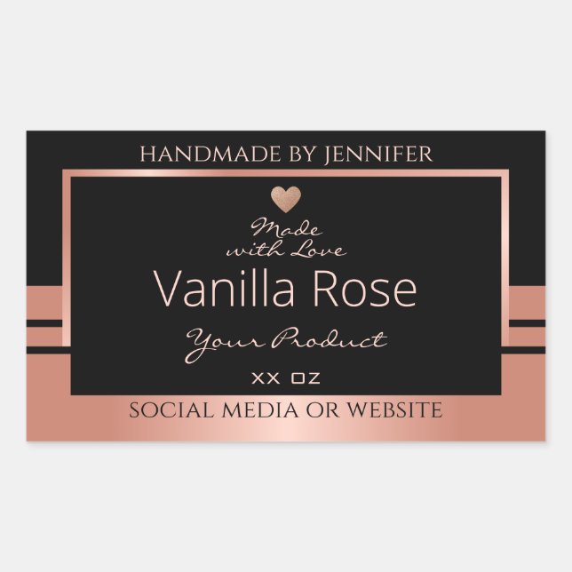 Etiqueta de encapsulamento do produto de luxo pret (Frente)