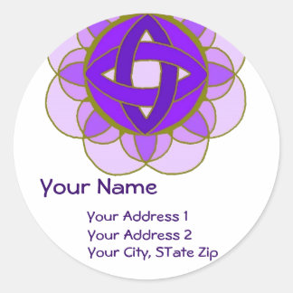 Etiqueta de Endereço "Abrindo a Coroa Coroa Coroa"