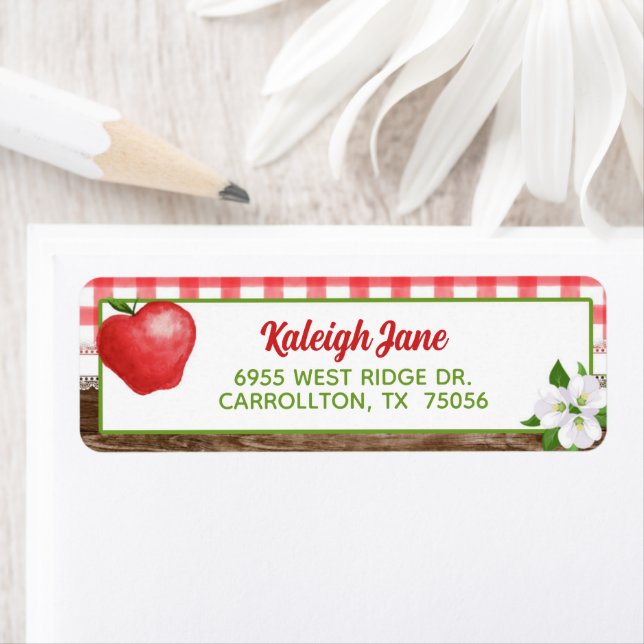 Etiqueta de Endereço Apple (Insitu)