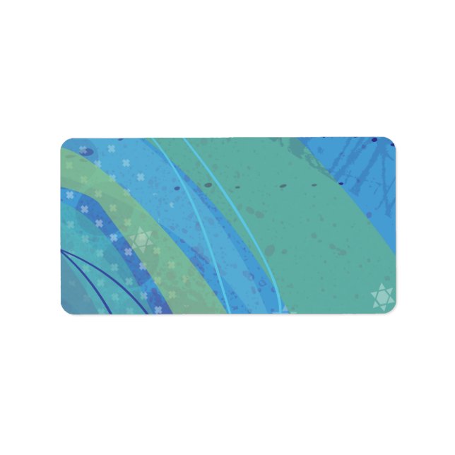 Etiqueta de Endereço Bat Mitzvah do Bar CRAZE BASE (Frente)