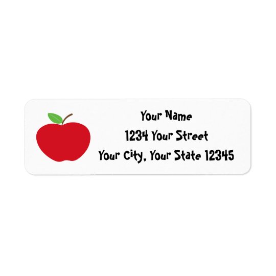 Etiqueta de endereço de Apple