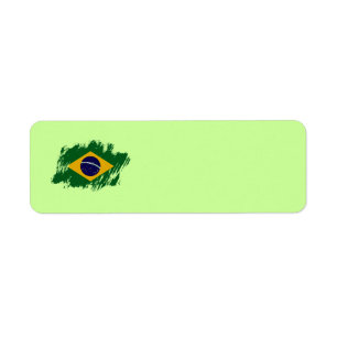 Etiqueta de endereço de BRASIL