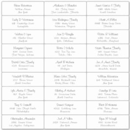 Etiqueta de Endereço de Convidado da festa de casa