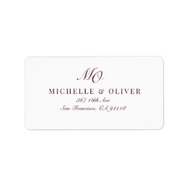 Etiqueta de Endereço de Devolução