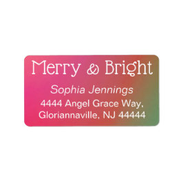 Etiqueta de Endereço de Devolução