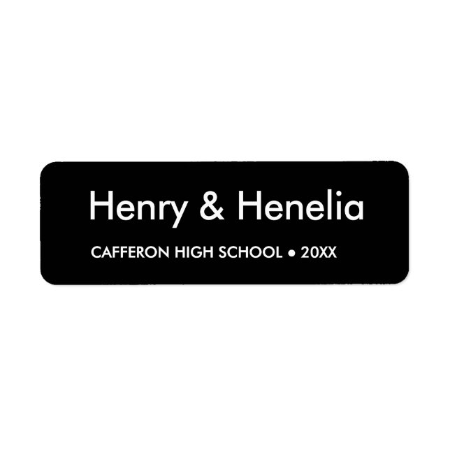 Etiqueta de Endereço de Devolução (Frente)