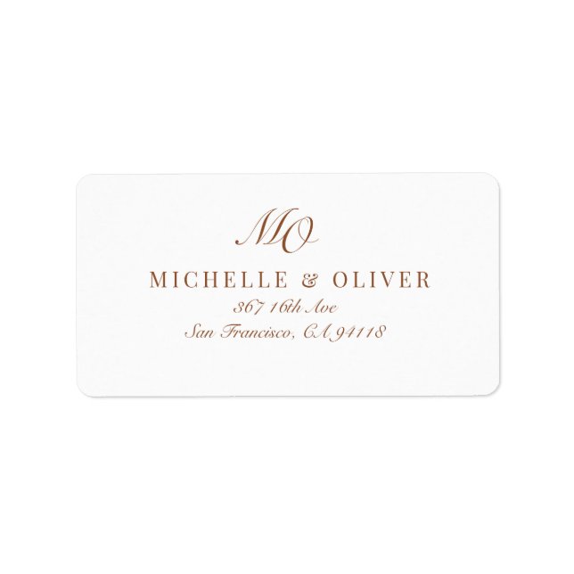 Etiqueta de Endereço de Devolução (Frente)