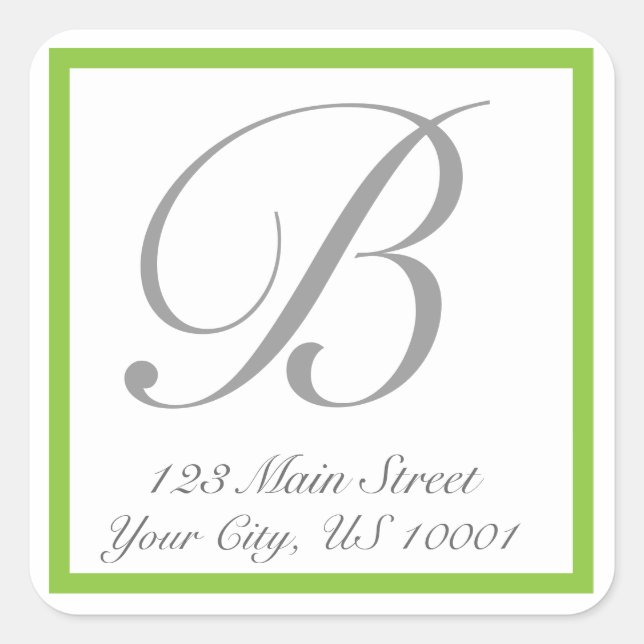 Etiqueta de Endereço de Devolução Clássica (Frente)