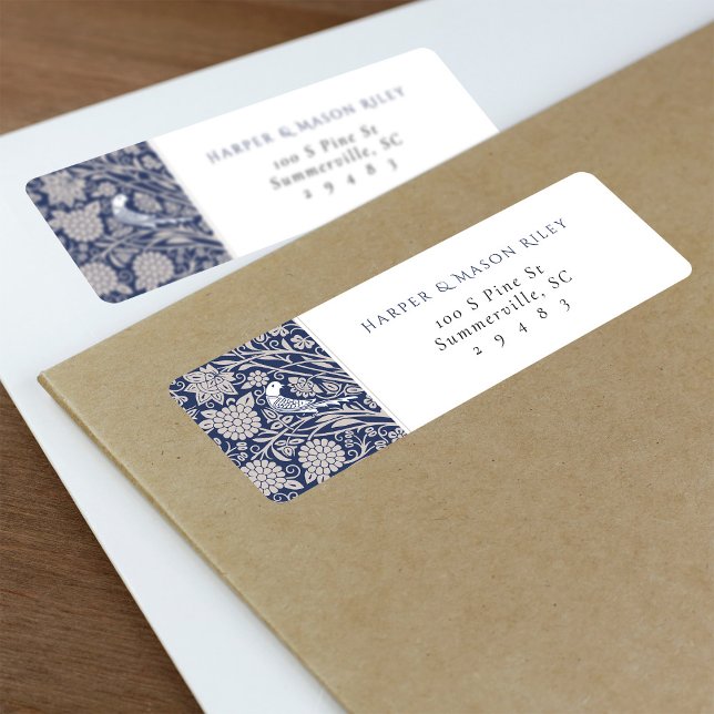 Etiqueta de Endereço de Devolução de Casamento Vit (Criador carregado)